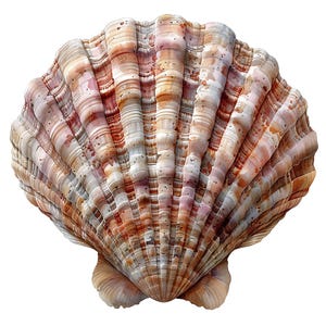 Shell Fossil PNG Clipart, 12x Watercolor Sea Shell Clip Art Set, Printable Ocean Clip Art, Paper Crafts, Digital Download, Transparent PNG