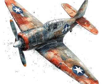 17 戦闘機サメのクリップアート | ビンテージ航空機のイラスト | 印刷