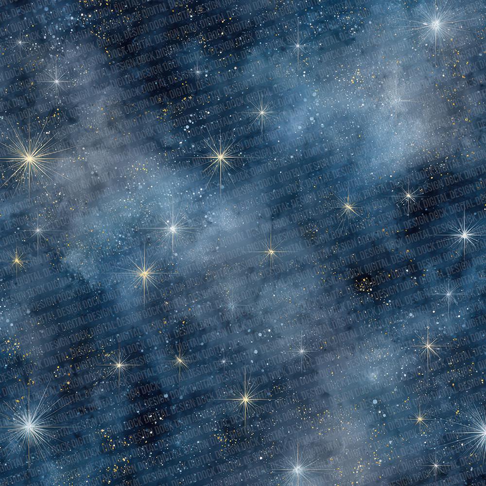 12 Starry Sky Digital Paper Pack Christmas Junk Journal Paper Celestial ...