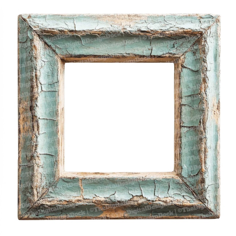 Vintage Picture Frame Clip Art, 12x Ornate Frame Clipart Set, Antique