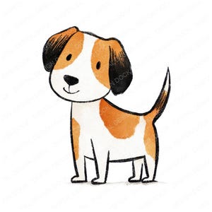 Dog PNG Clipart, 12x Puppy Dog Clipart Set, Printable Watercolor Clip Art, Transparent Background PNG, Digital Download, Scrapbook Images