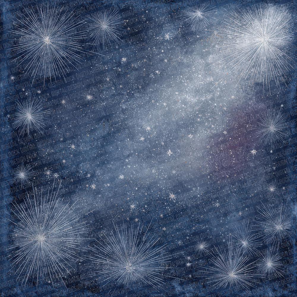 12 Starry Sky Digital Paper Pack Christmas Junk Journal Paper Celestial ...