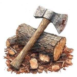 12 x clipart bûcheron, aquarelle, fichiers JPG de haute qualité, téléchargement numérique, fabrication de cartes, papiers numériques, clipart travail du bois