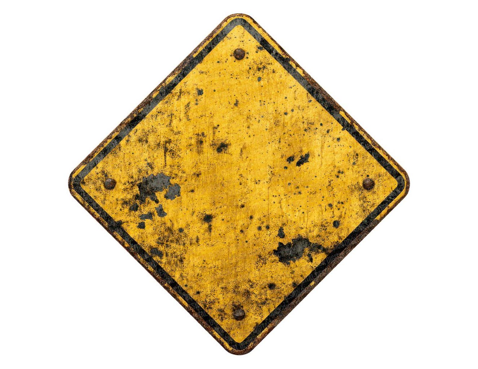 Vintage Diamond Sign PNG Clipart, 12x Retro Yellow Road Sign Clip Art ...