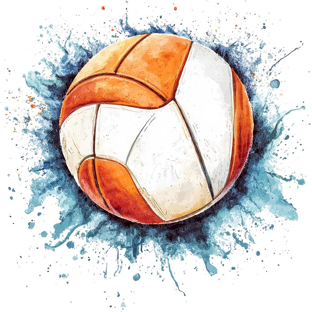 12x Volleyball Water Splash PNG Clipart, Sports Ball Clip Art Set,  Printable Watercolor PNG, Digital Download, Beach Party Art, Scrapbooking -  Etsy, image size:1000x1000