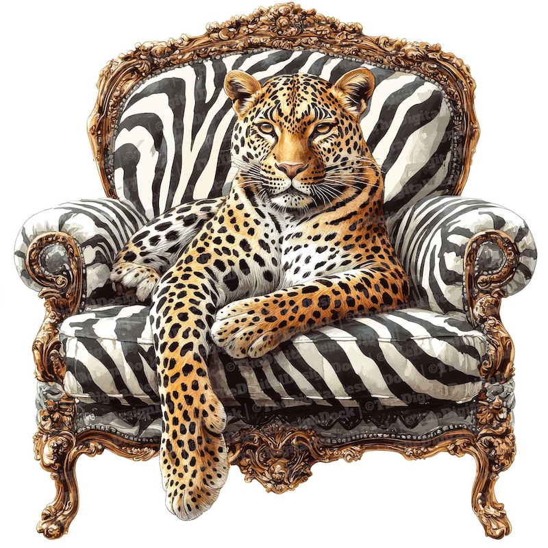 Leopard Nude Woman Etsy leopard-nude-woman-etsy