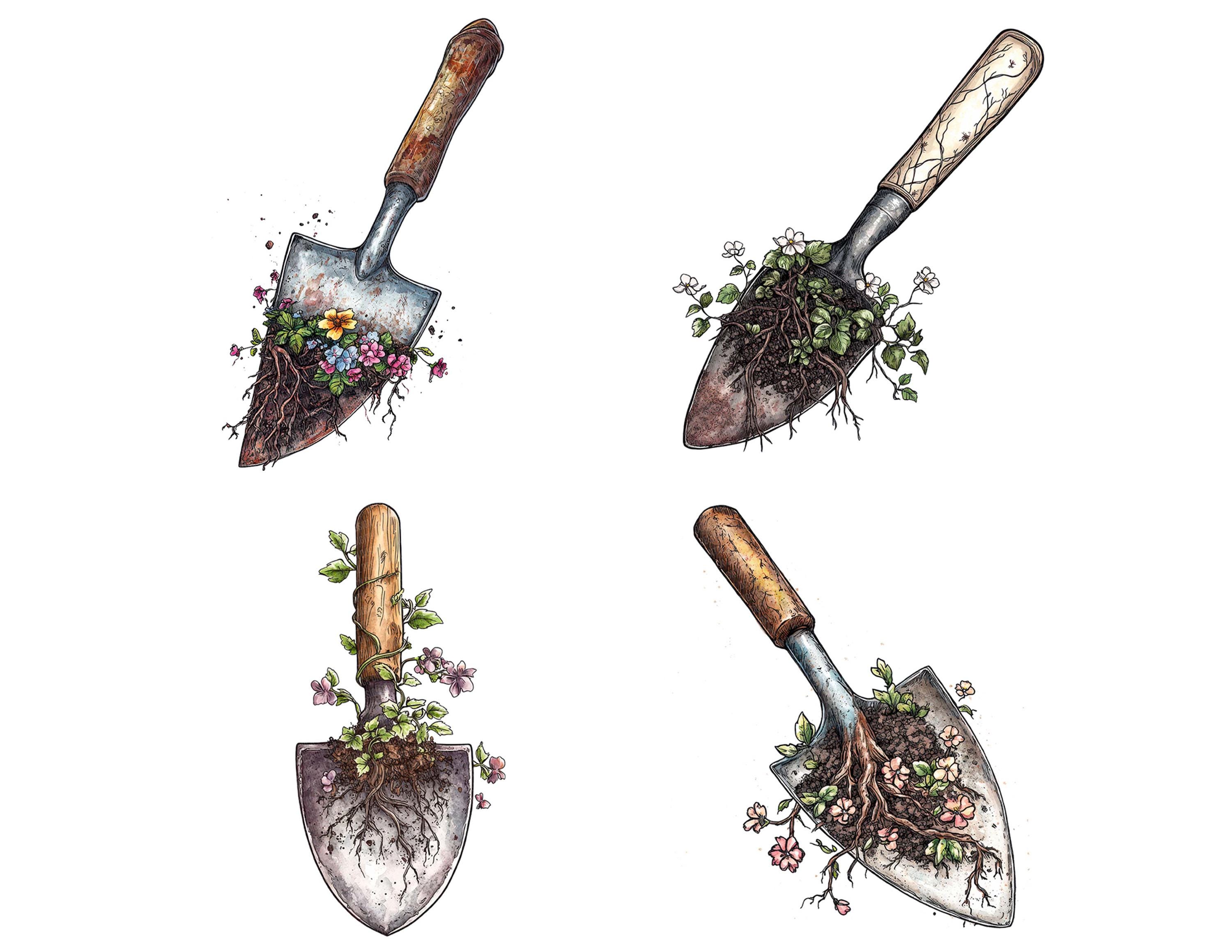 Trowel PNG Clipart, 12x Blooming Garden Trowel Clip Art Set, Printable Gardening  Tools PNG, Digital Download, Junk Journal - Etsy Israel