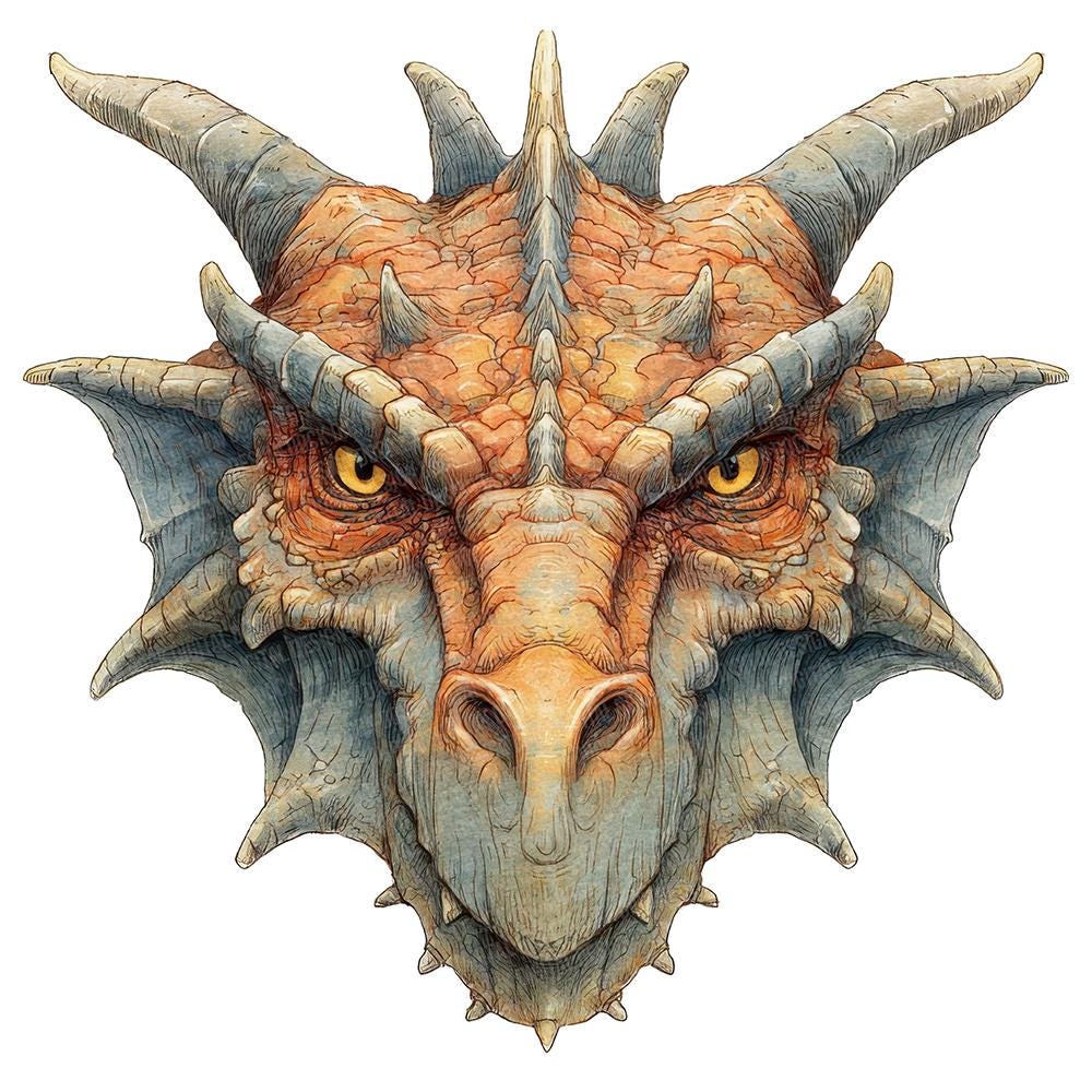 Dragon Face Front