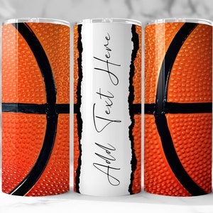 Basketball Tumbler Wrap PNG Sublimation Design Tumbler Design 20 oz Digital Skinny Tumbler Wrap Design Sublimation 20oz Sports Pattern