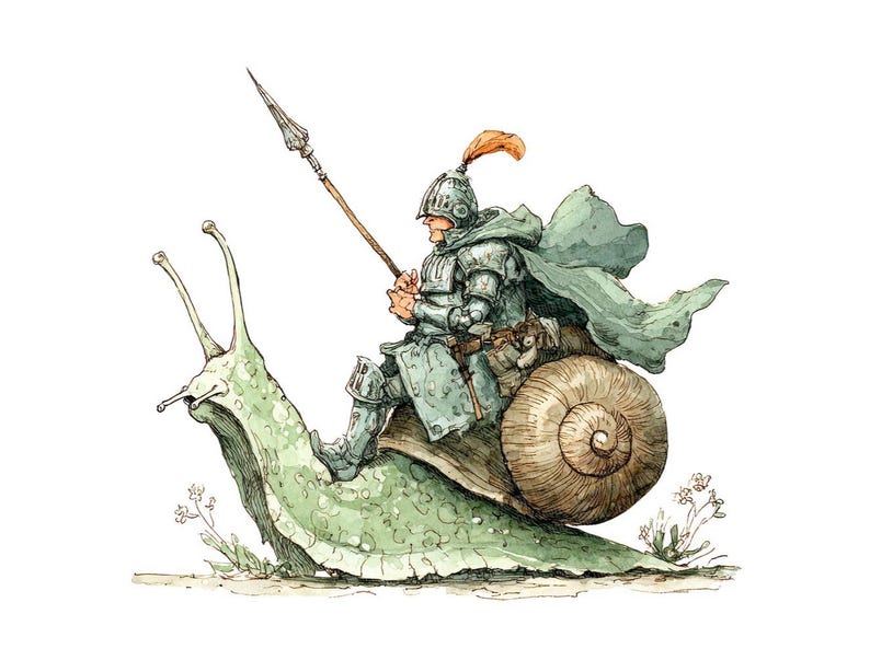 Knight Riding Snail PNG Clipart, 12x Medieval Kids Clip Art , Printable ...