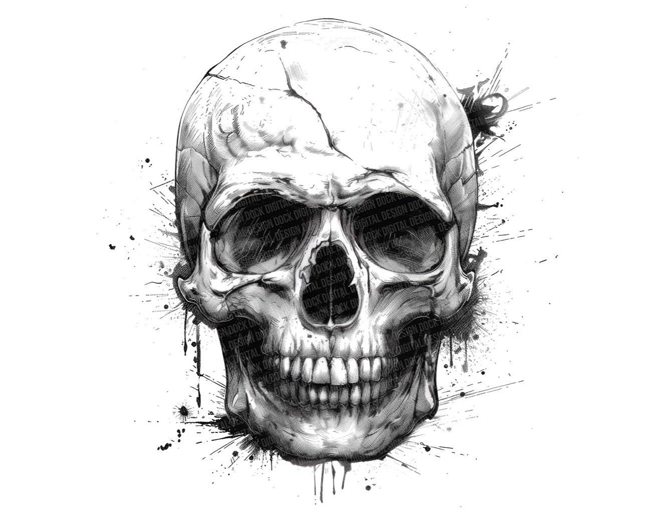 Schedel clipart, 12 x inkttekening schedel kunst set, afdrukbare gotische  tattoo kunst, transparante achtergrond png, digitale download, donkere  kunst ambachten - Etsy België, image size:1325x1024