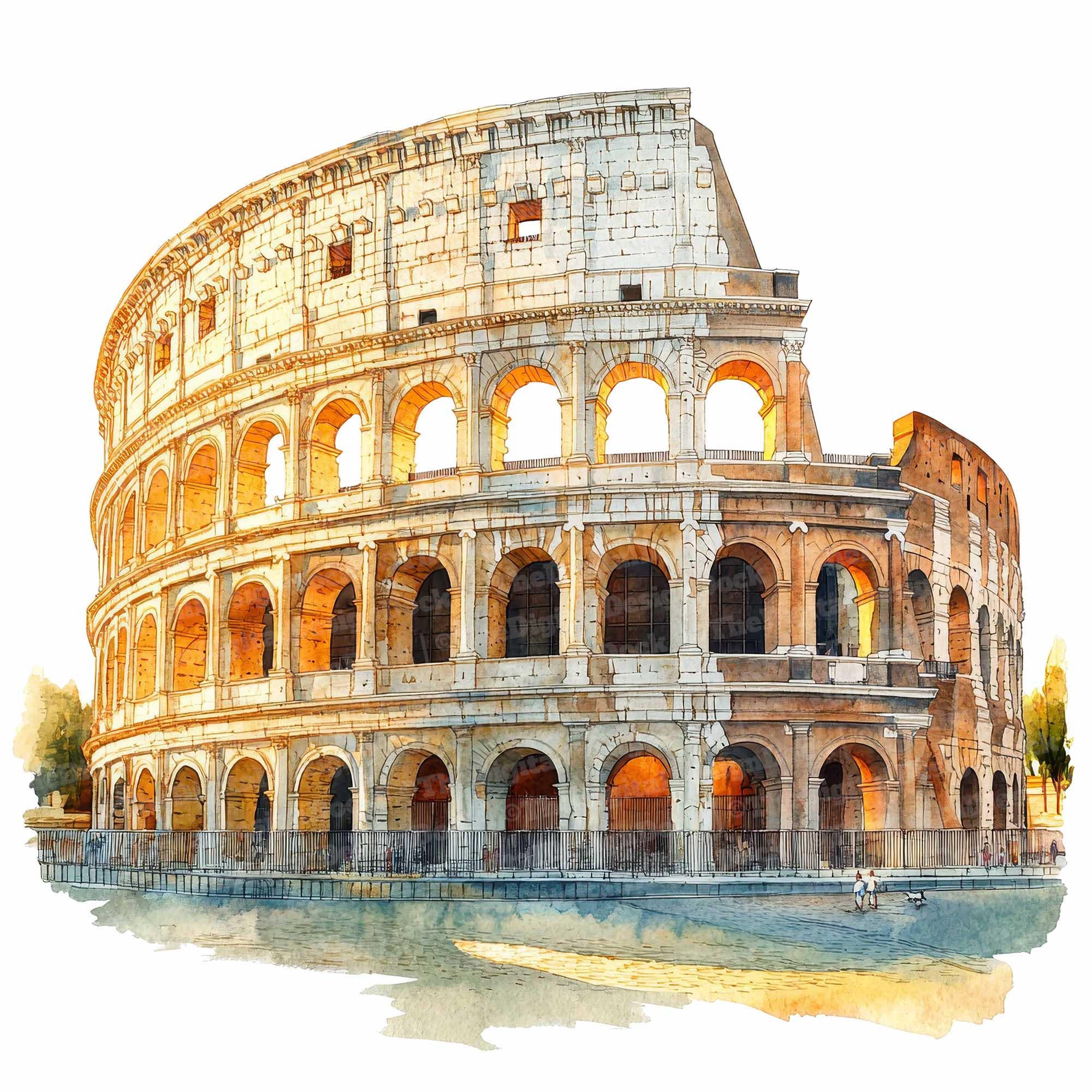 現代アート「ローマのコロッセオ」（3D painting） 現代アート「ローマのコロッセオ」（3D painting） 現代アート「ローマ