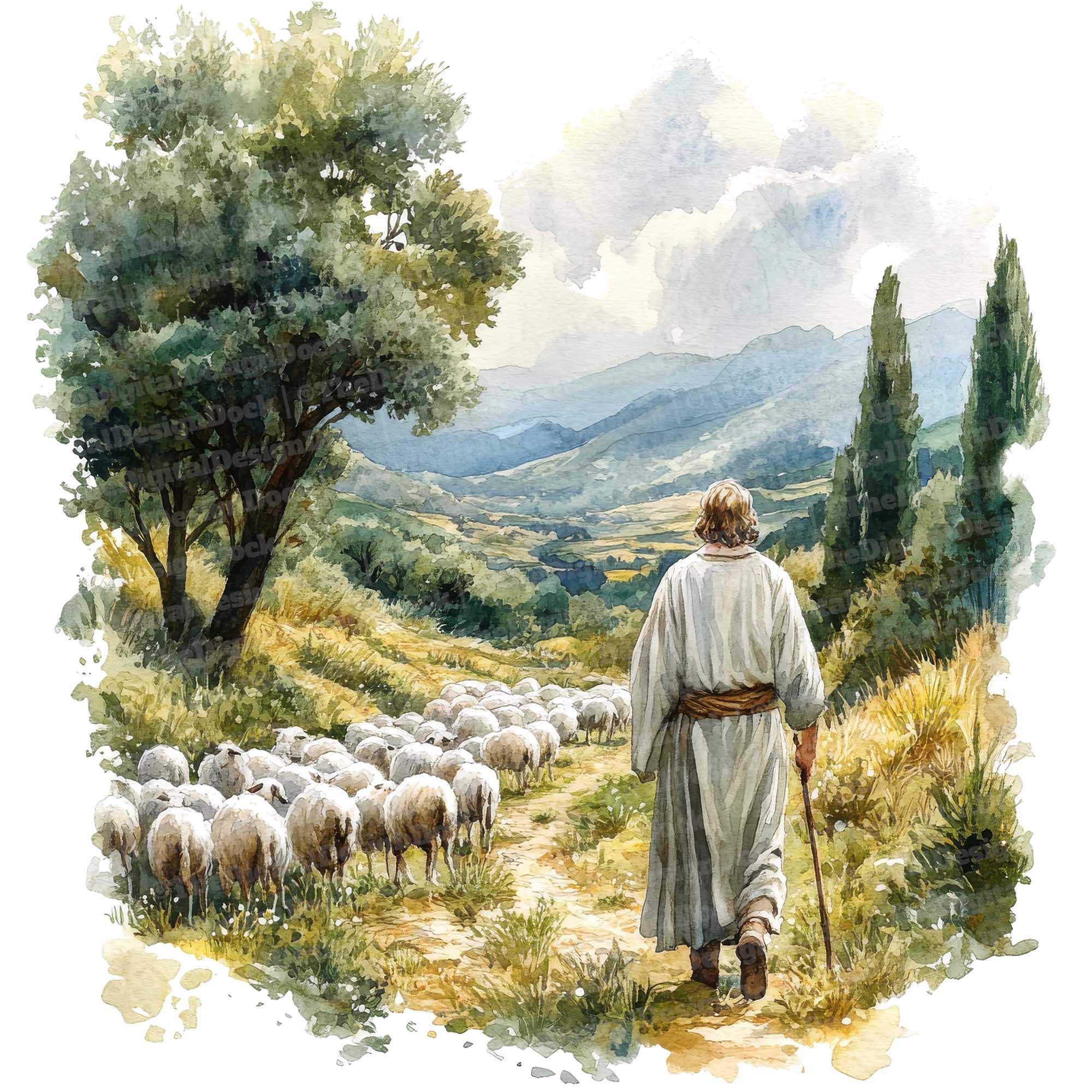 Shepherd Graphics Shepherd Sheep Clipart