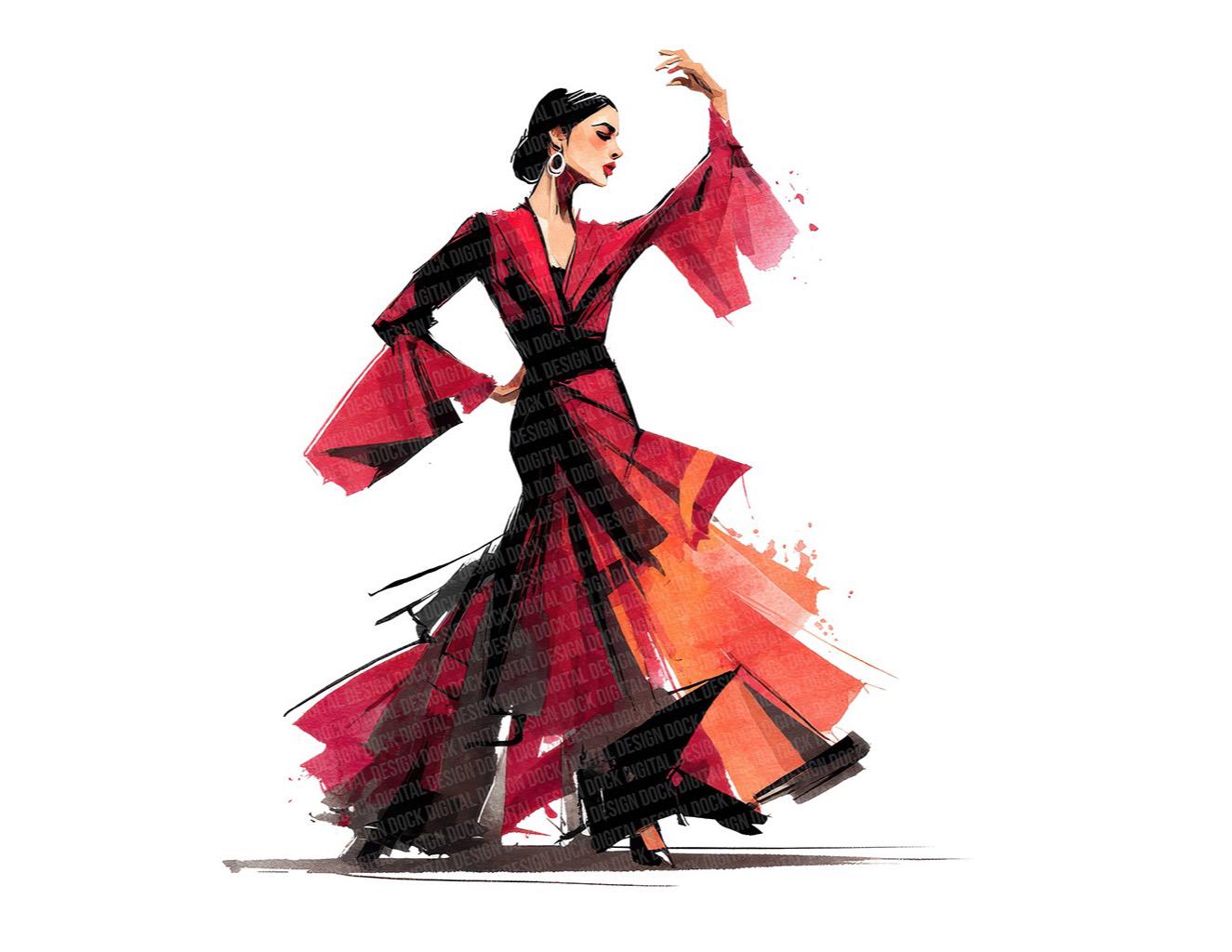 Dance Red Dress - Etsy