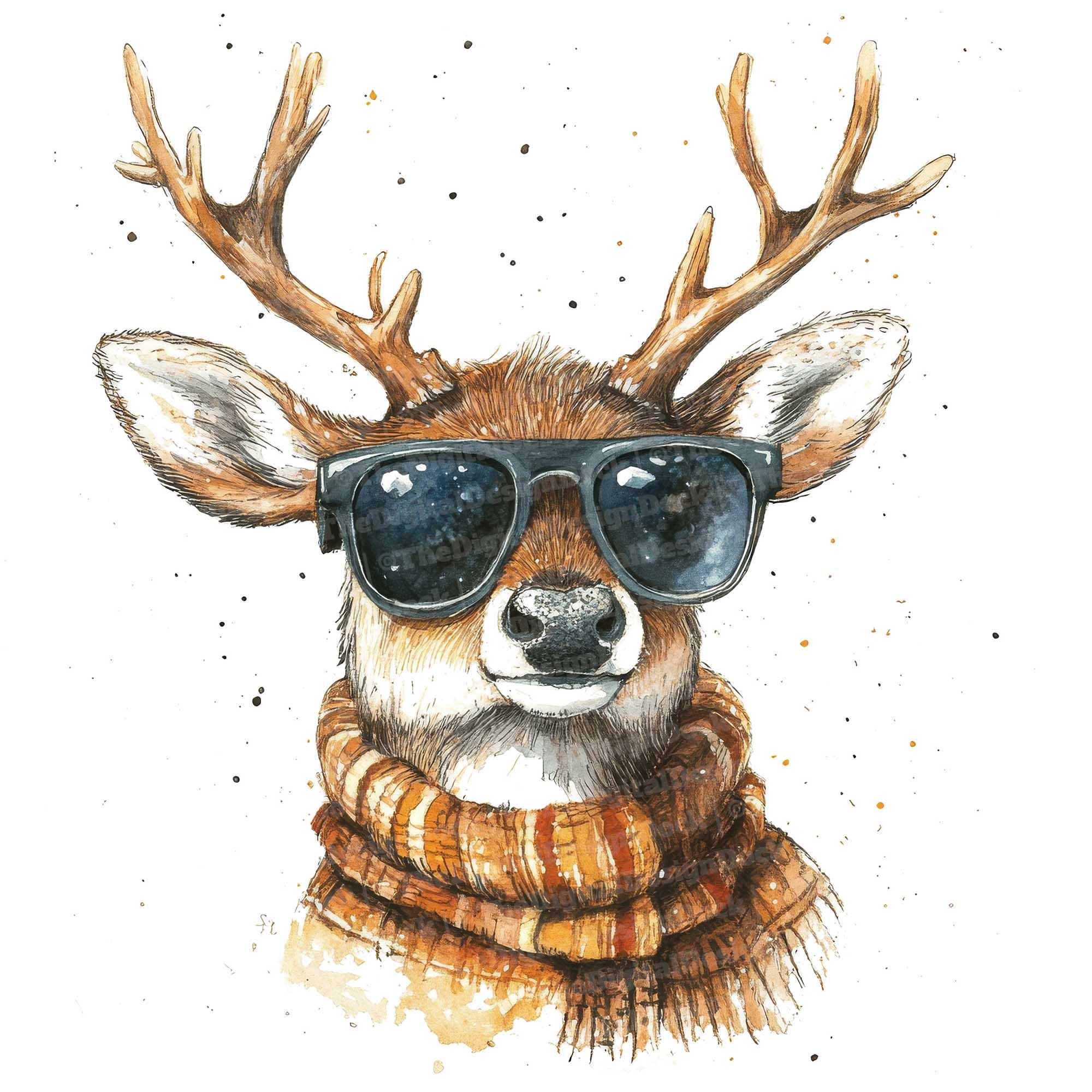 Deer With Sunglasses