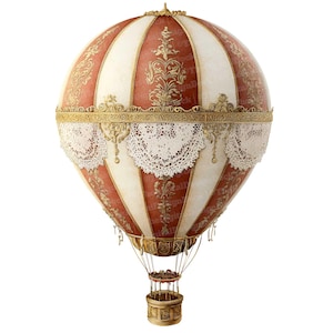 12 cliparts montgolfière victorienne, art ballon aquarelle, clipart imprimable, illustration de voyage vintage, téléchargement numérique, journaux indésirables