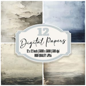 12 x stormtextuur ongewenste dagboekpapier bewolkte wind digitaal papierpakket humeurige hemelachtergronden hoge kwaliteit jpg's plakboek downloaden