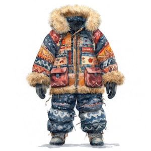 Abbigliamento inuit Etsy Italia