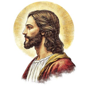 Jesus Christ Side View PNG Clipart, 12x Holy Savior Clip Art Set ...