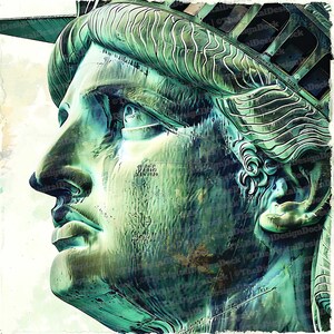 12x Estátua da Liberdade Clipart, Estátua Close Up Clipart, Clipart de aquarela para impressão, Arte de parede, Artesanato em papel, Download digital, Diários de lixo