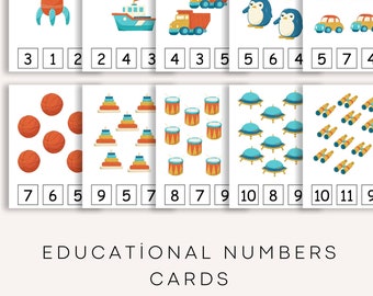 Colorful Number Matching Worksheet, Number Matching Game, Number Matching Printable, Home School Printable, Number Printable Game, Learning