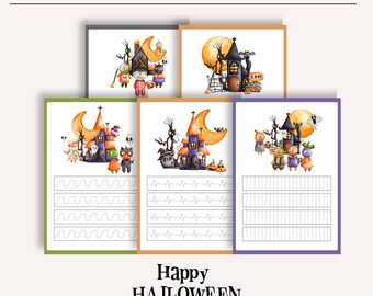 Preschool Halloween Worksheets Printable Kindergarten Halloween Activities Homeschool Line Activities Educational Halloween Worksheet