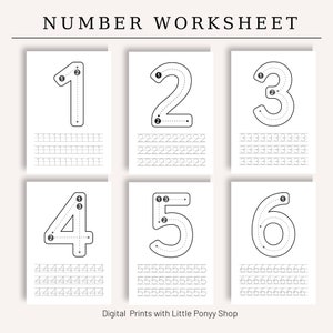 Preschool Numbers Tracing Worksheet, Handwriting Practice, Basic Numbers 0 to 20 Trace Pages Big, Homeschool Workbook, Pre-School Printable