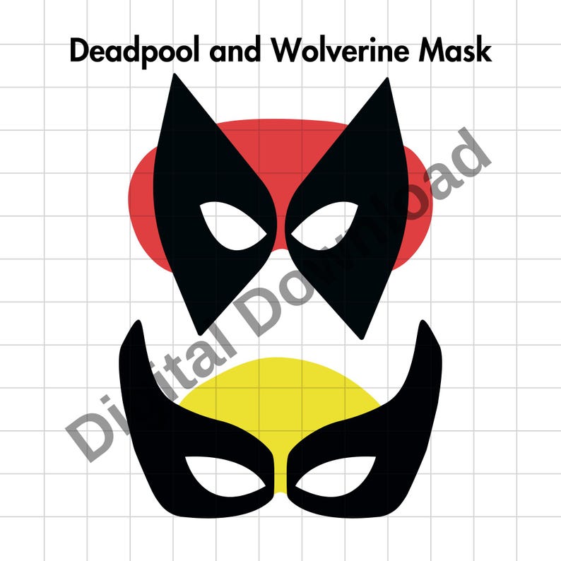 Deadpool and Wolverine Mask, Deadpool & Wolverine Game, Hugh Jackman