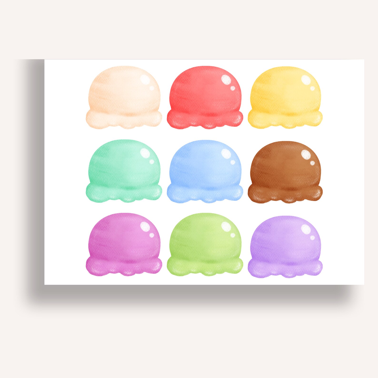Count the Ice Cream Scoops, , Preschool Math, Preschool Worksheet ...