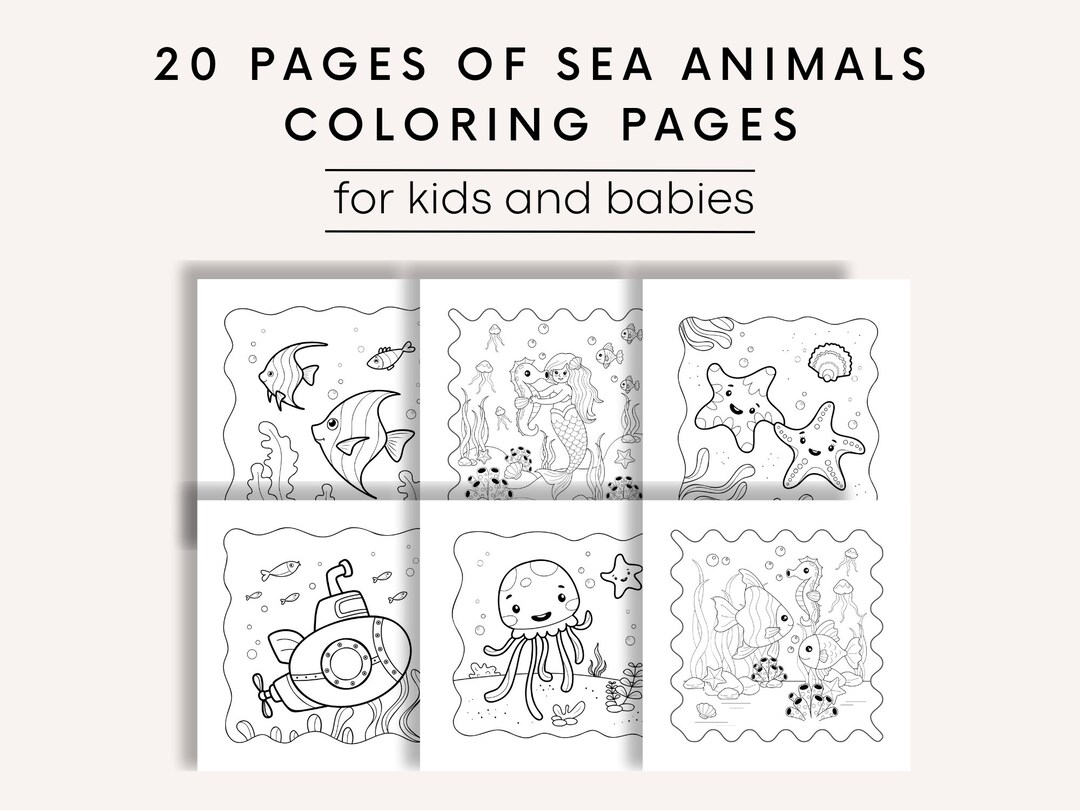 Printable Coloring Pages Printable Sea Animal Coloring Pages Printable