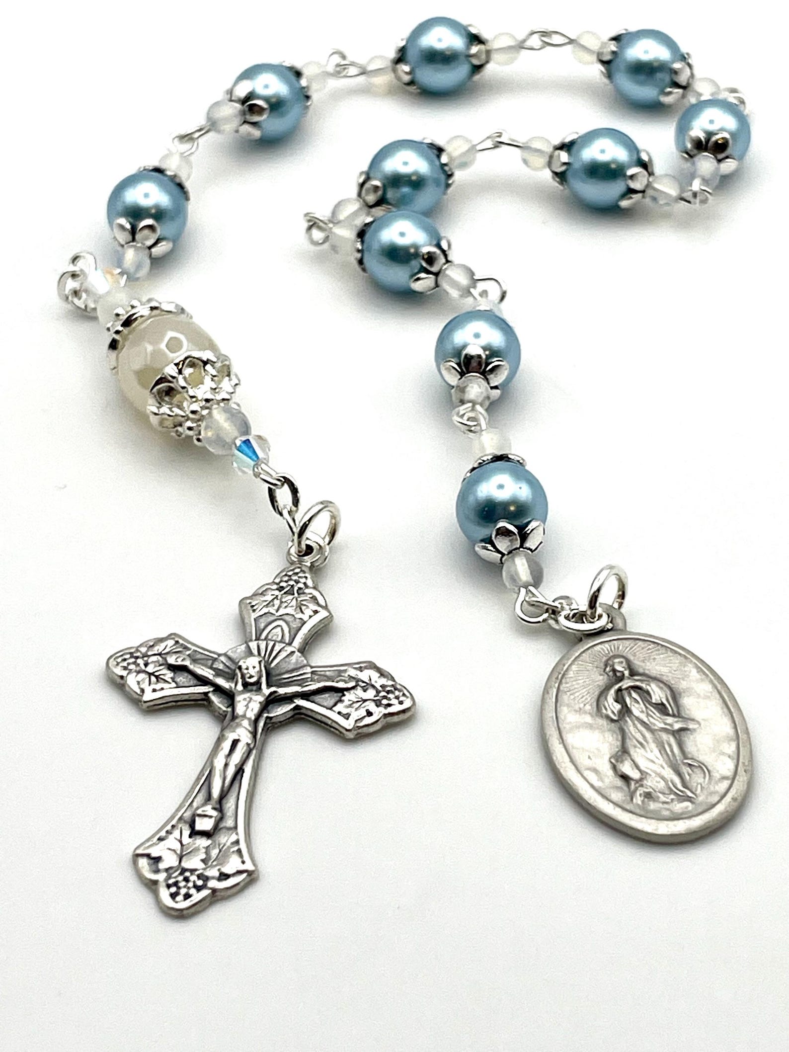 Assumption of Blessed Virgin Mary Tenner Chaplet One Decade Pocket ...