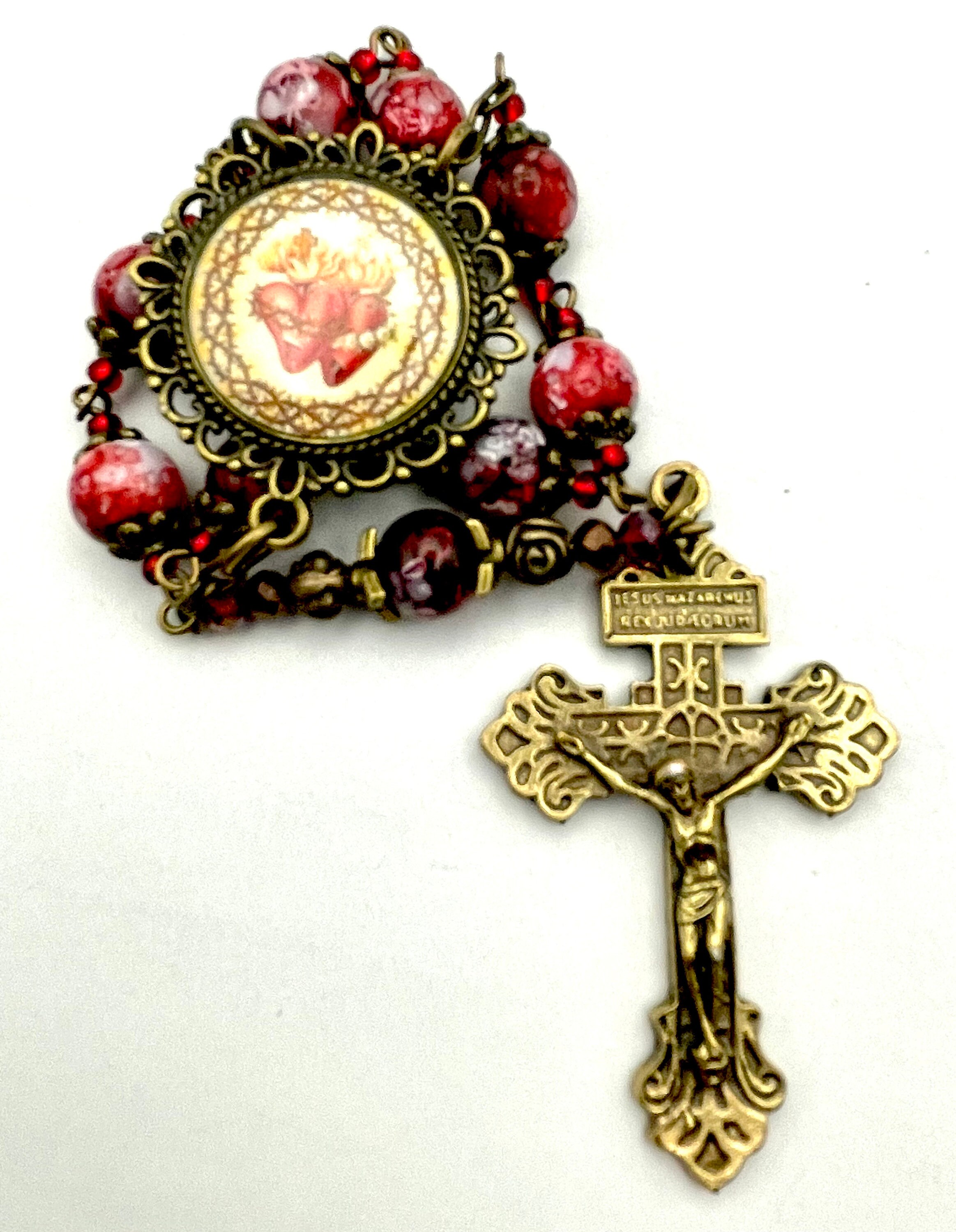 Double Sacred Heart- Immaculate Heart of Mary + Sacred Heart of Jesus ...