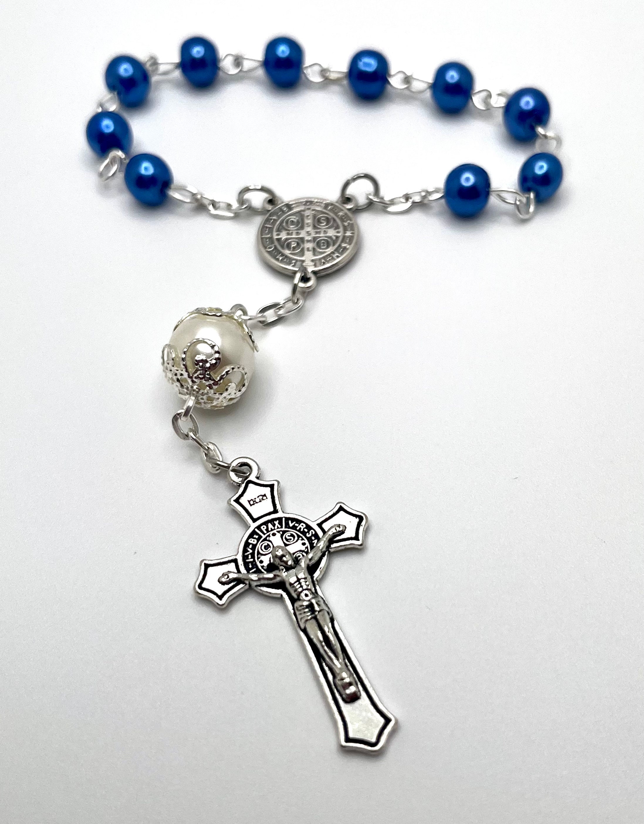 300Pcs 3Colors Alloy Small Jesus Cross Charms Tiny Saint Benedict Medal  Crucifix Charms Pendant for DIY Catholic Jewelry Making Rosary Beads  Necklace