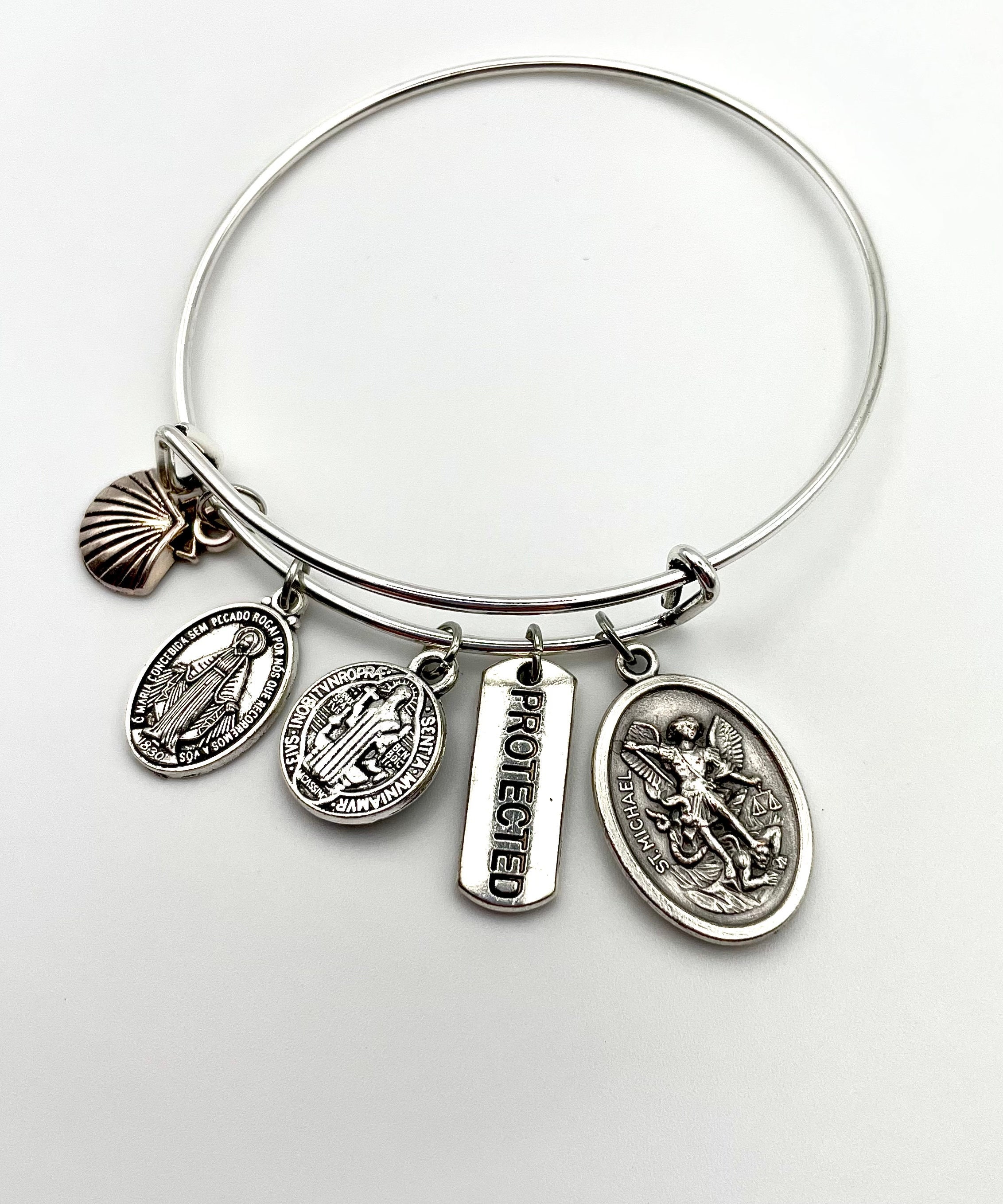 Protection Charm Bracelet— Saint Michael the Archangel, Guardian