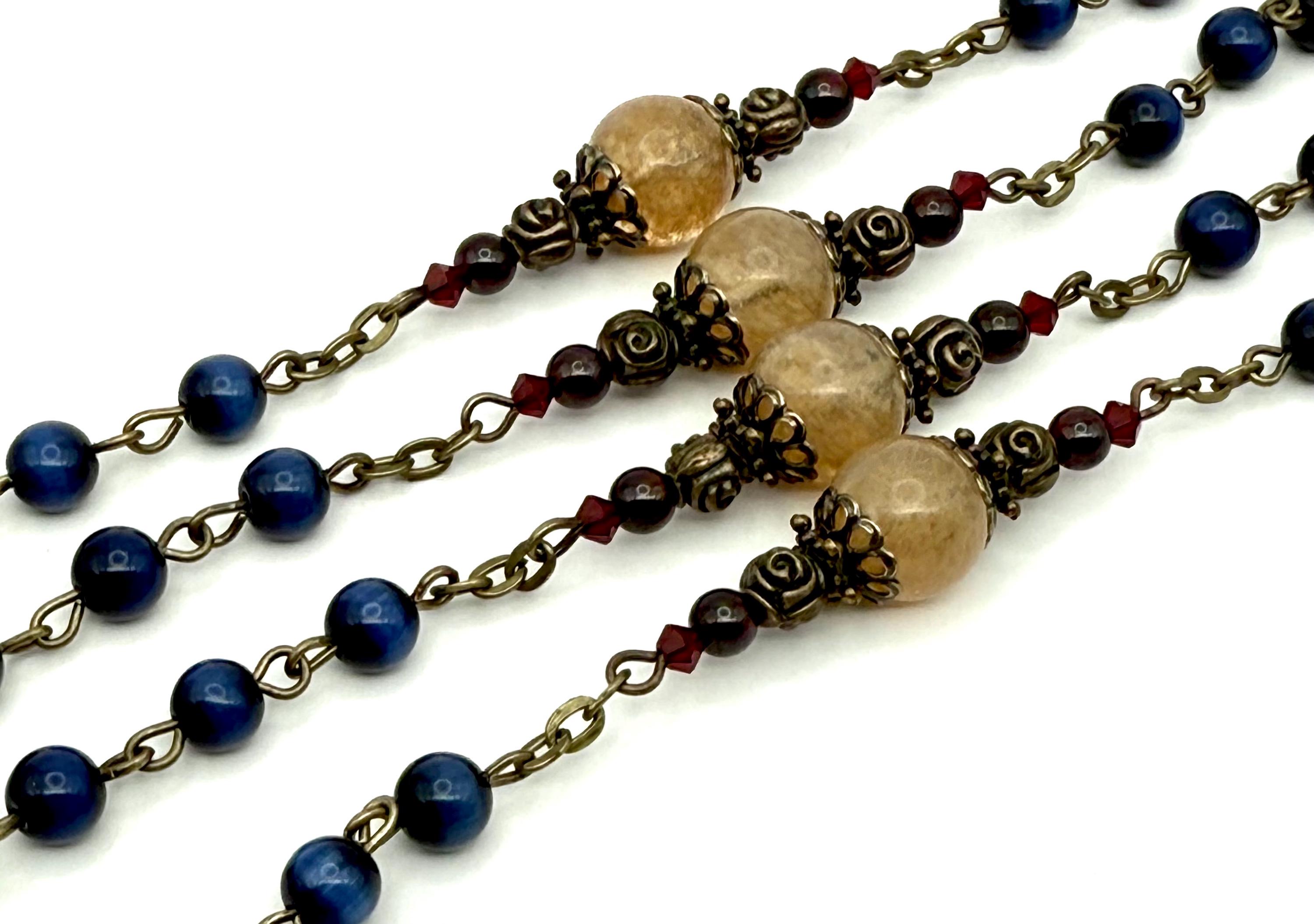 Vintage Center Immaculate Heart of Mary Heirloom Rosary | Tertium ...