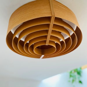 Aztek magnetic wooden ceiling lamp LampyLas