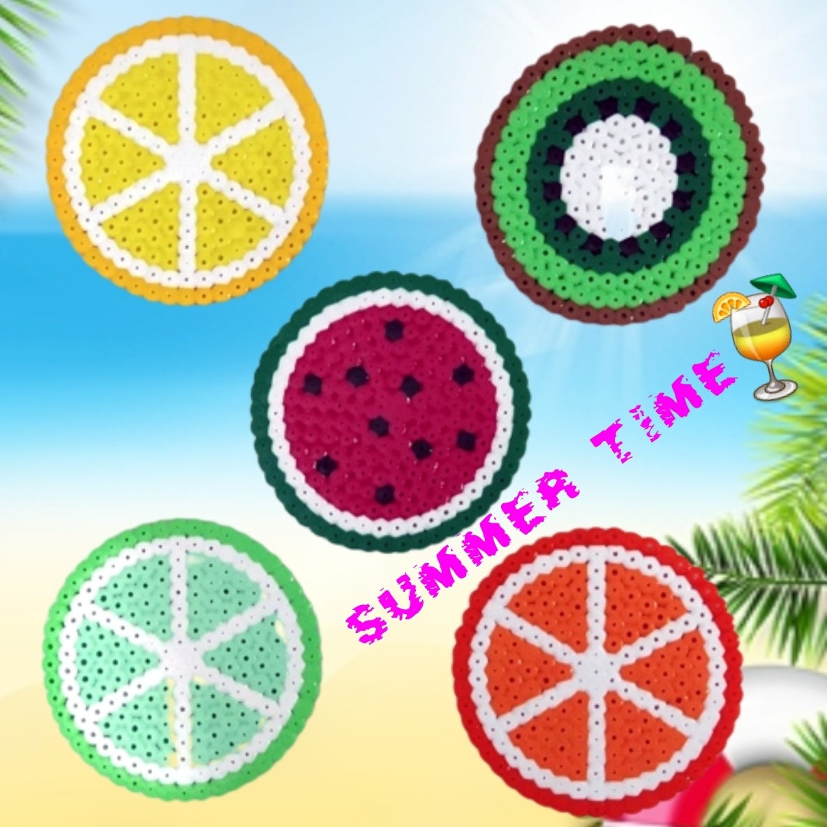 Perler Bead Fruit UK