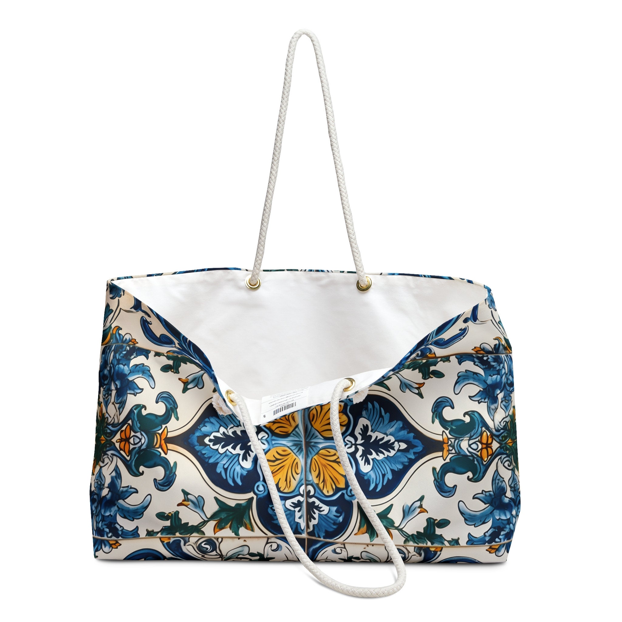 Feuille de palmier de la jungle tropicale, Grand sac de plage, sac à