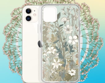 Elegant Vintage Botanical Phone Case - Clear Case for iPhone®