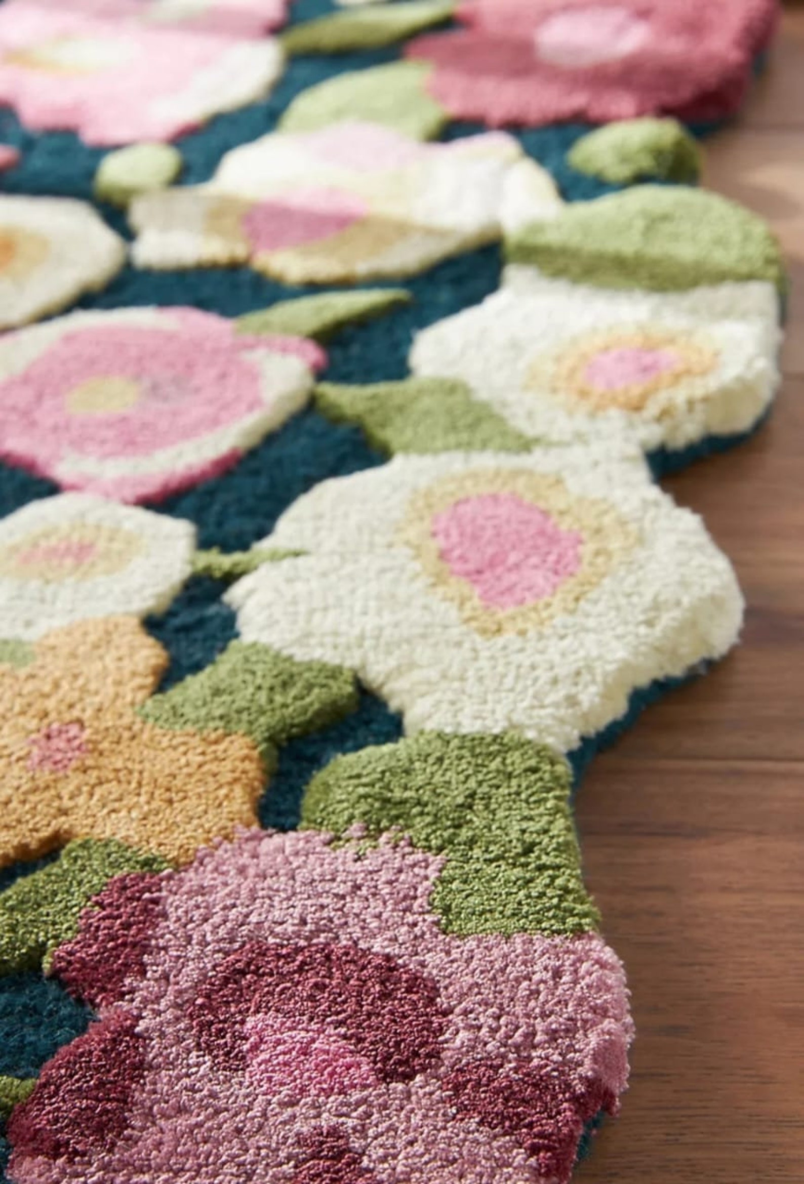 Cassia Floral Hand Tufted Multicolored Rug for Home New Home Etsy