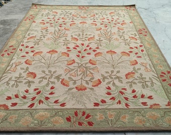 Multi Adeline Handgetuft bloemenwollen tapijt voor thuis, Nieuw huiscadeau, Woondecoratie Tapijten, Handgemaakte tapijten