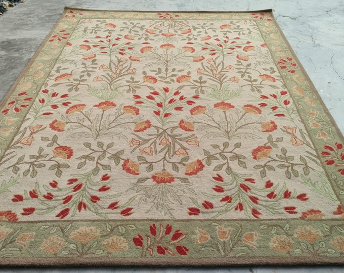 Multi Adeline Hand Tufted Floral Wool Area Rug for Home , New Home Gift ,home Decor Rugs