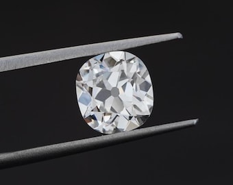 Diamant taille coussin ancienne mine de 2,50 carats, diamant cultivé en laboratoire, diamant de pureté de couleur EF-VVS, diamant en vrac fait main, diamant CVD pour alliance