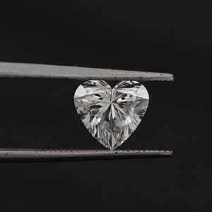 Heart Cut Lab Grown Diamond, 0.10 - 5.00 CT Loose Diamond For Jewelry Making, CVD Certified Diamond For Gift, E-F Color VS Clarity Diamond