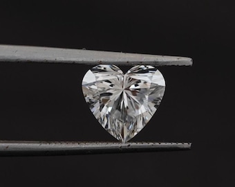 Heart Cut Lab Grown Diamond, 0.10 - 5.00 CT Loose Diamond For Jewelry Making, CVD Certified Diamond For Gift, E-F Color VS Clarity Diamond