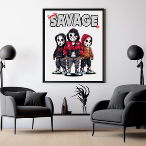 Jason Mask SVG stedelijke clipart, horrorfilmkunst, streetwear esthetische T-shirtontwerp, mok Art Design, decor kinderkamer