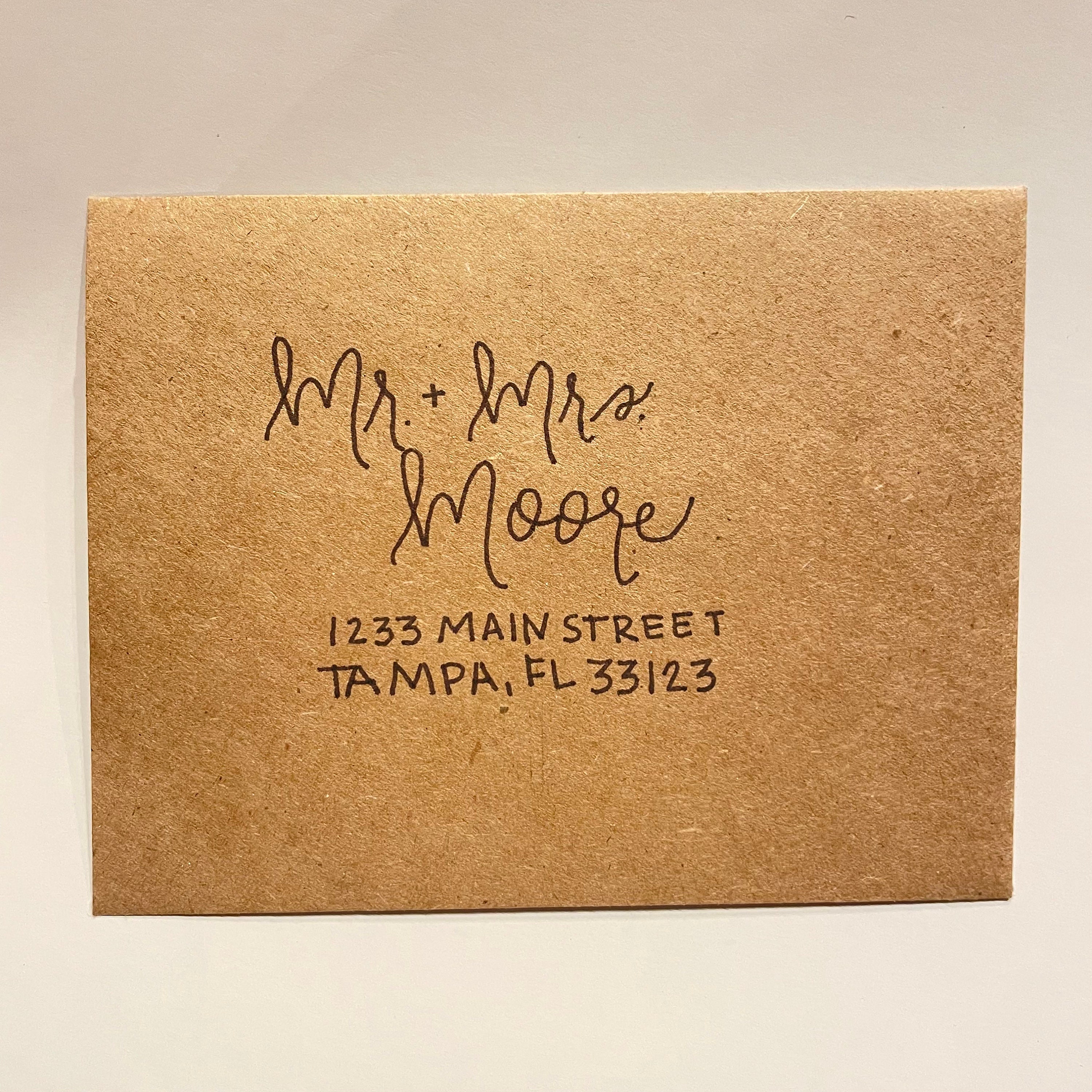 Hand Addressing Envelope Addressing | Hand Addressing | Calligraphy | Hand Lettering ...