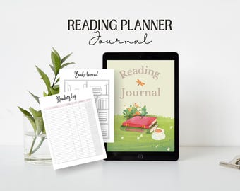 Digitales Lesetagebuch: Tracker & Planer (PDF Download)