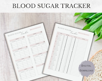 Blutzucker-Tracker | Wöchentlicher Blutzucker Monitor | Zuckerscheit | Gestationsdiabetes Log | Diabetic Journal Täglicher Blutzucker Tracker