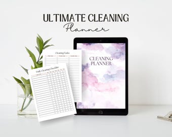 ADHS Putz-Planer-Bundle: Checkliste & Terminplaner (druckbare PDF)